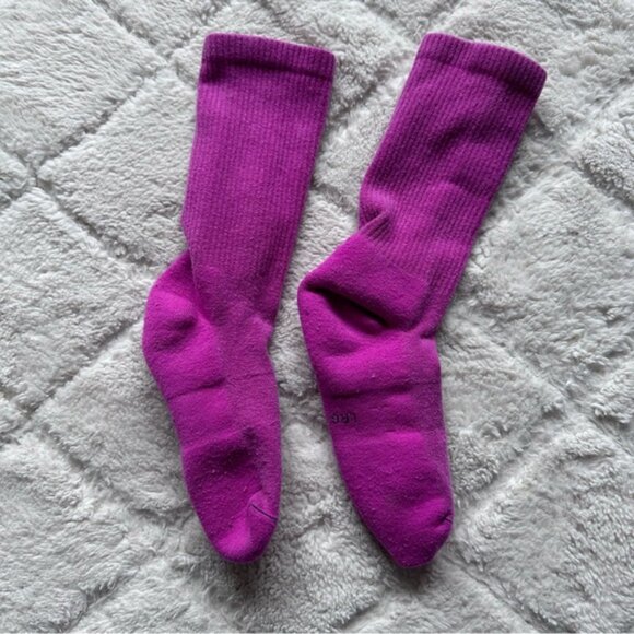 AllBirds | "Bloom Pink" Anytime Crew Socks | Size Large - Picture 4 of 8